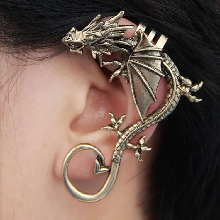 Trendy Retro Dragon-Shaped Earrings