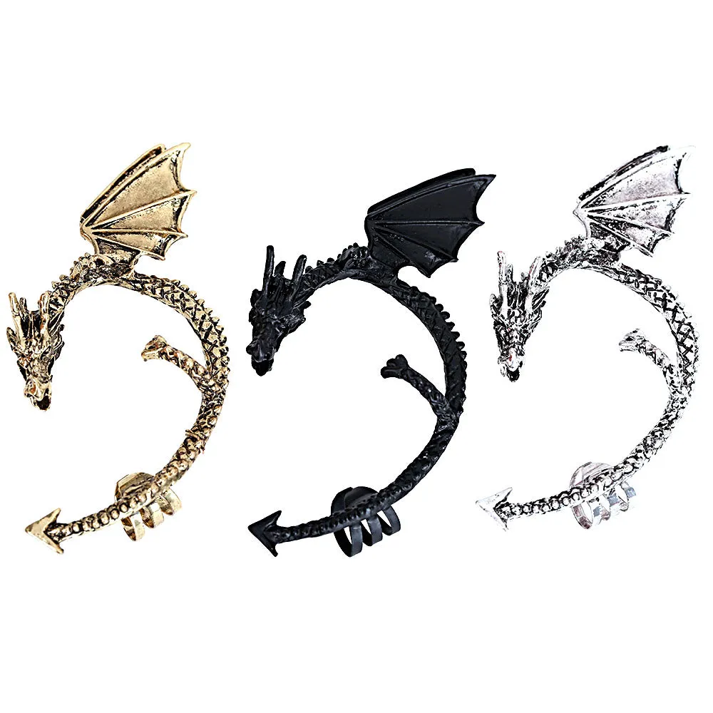 Trendy Retro Dragon-Shaped Earrings