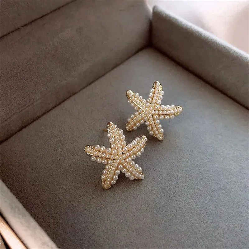 Type Starfish Sleeping Temperament Exquisite Design Party New Earring