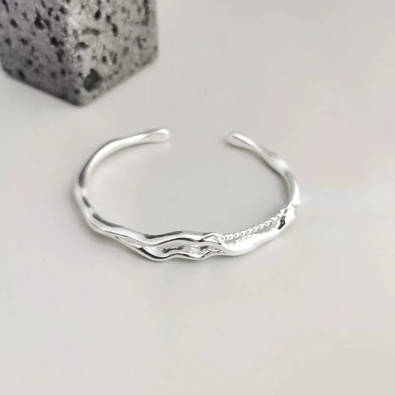 Unique Sterling Silver Bracelets-“Superior Lake”