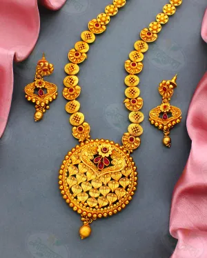 UNIQUELY DESIGNED RAJWADI NECKLACE