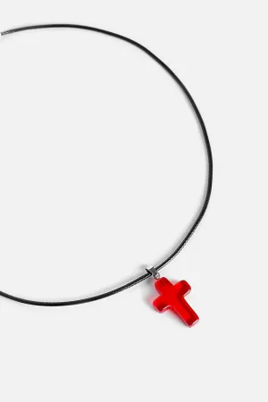 Vial of Love Cross Necklace